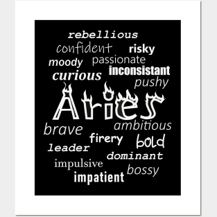 Traits of an Aries Posters and Art